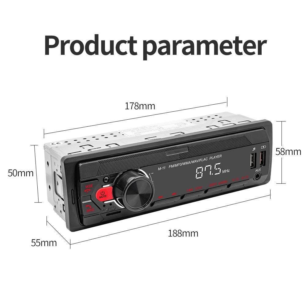 Car Bluetooth Mp3 Player With Eq Sound & Fast Charge - Black 8
