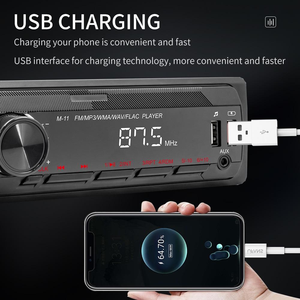Car Bluetooth Mp3 Player With Eq Sound & Fast Charge - Black 14
