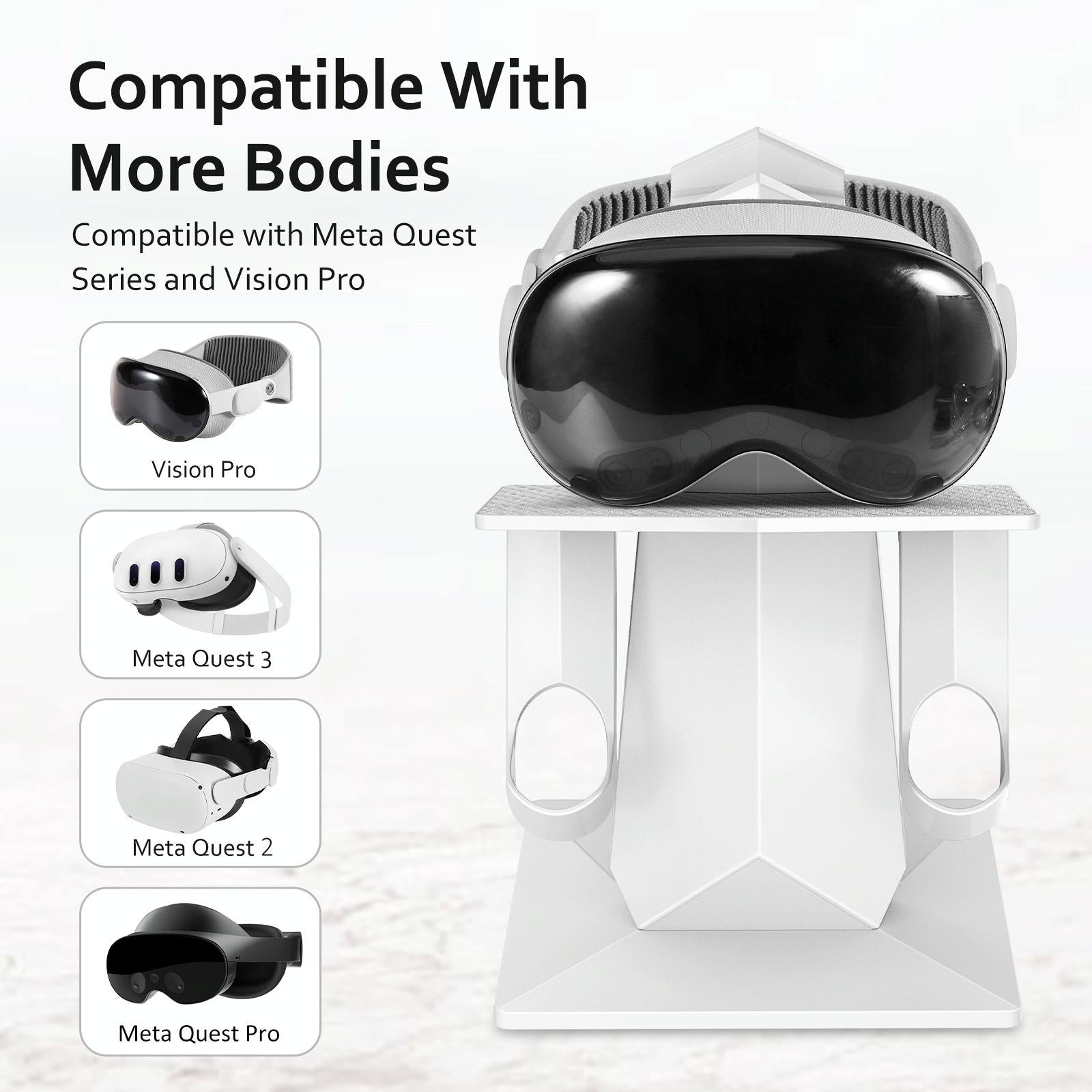 Universal Vr Headset Stand for Apple Vision Pro and Meta Quest 3 2 4