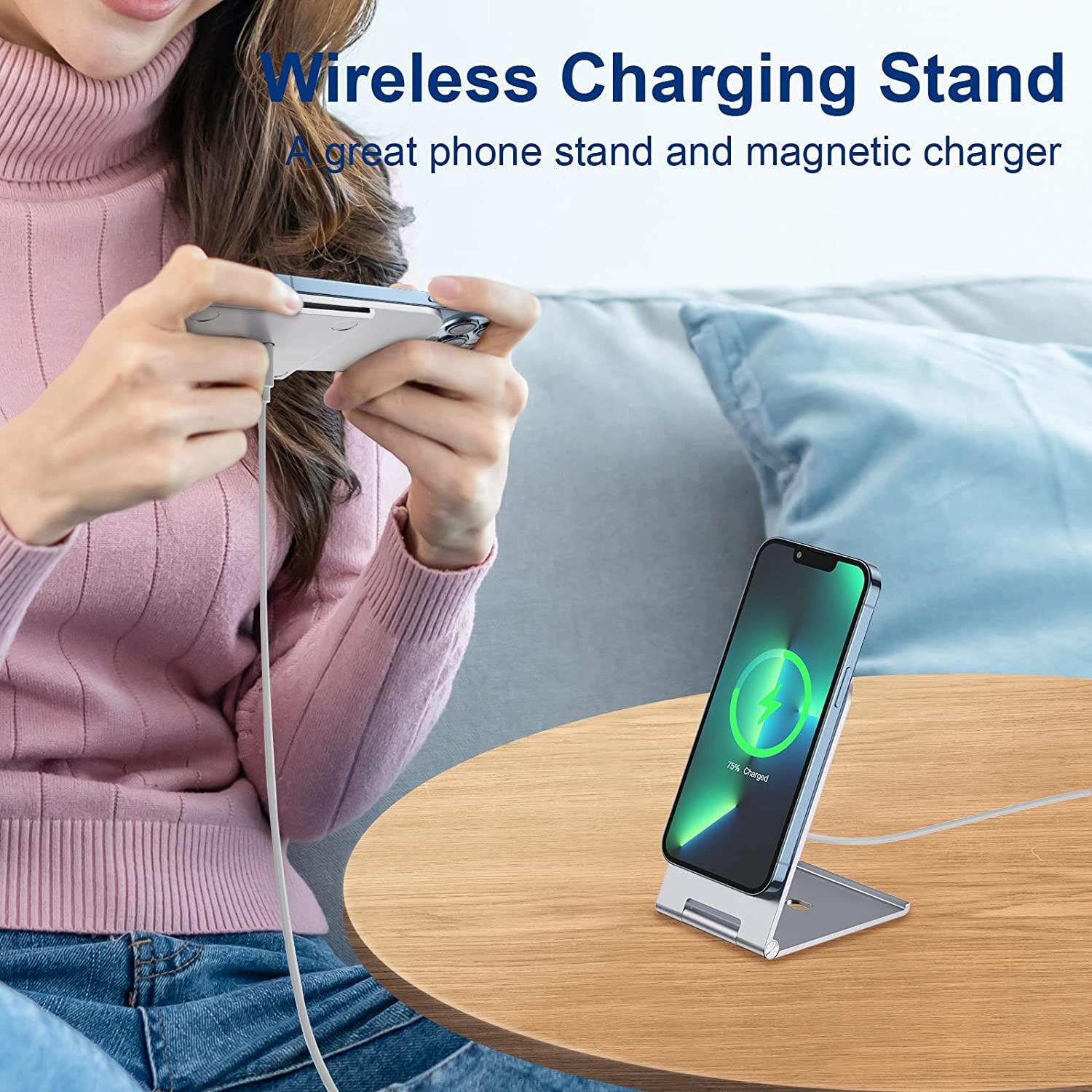 15W Magnetic Wireless Charger For Iphone 12+ - Black 10