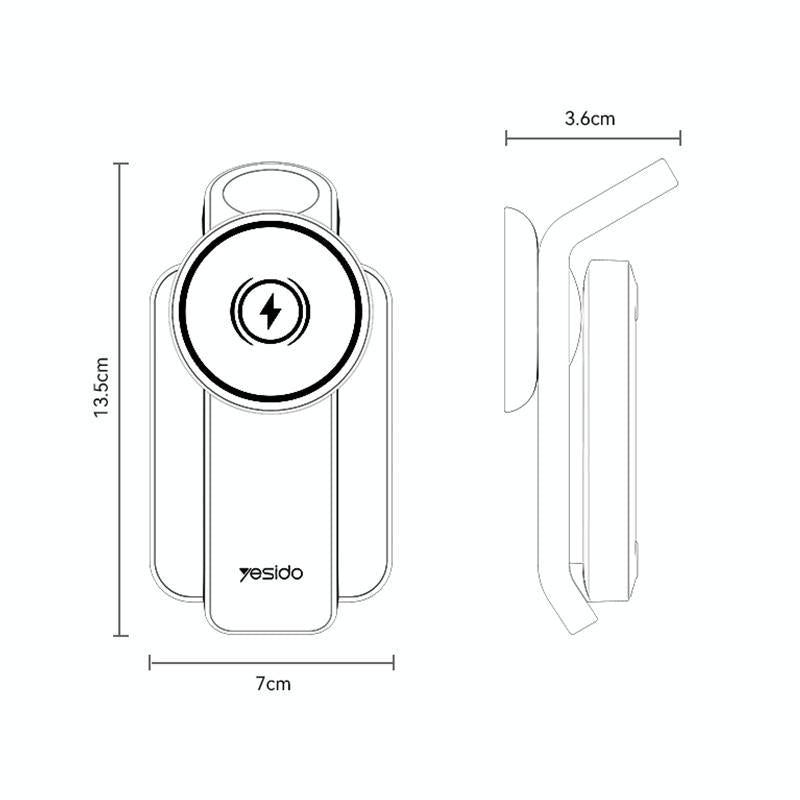 4 In 1 Magnetic Wireless Charging Stand With Night Light 11