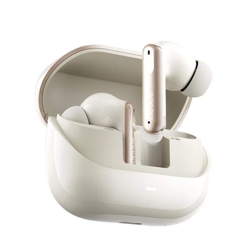 Wireless Anc Bluetooth Earbuds with Noise Reduction - T51s - White