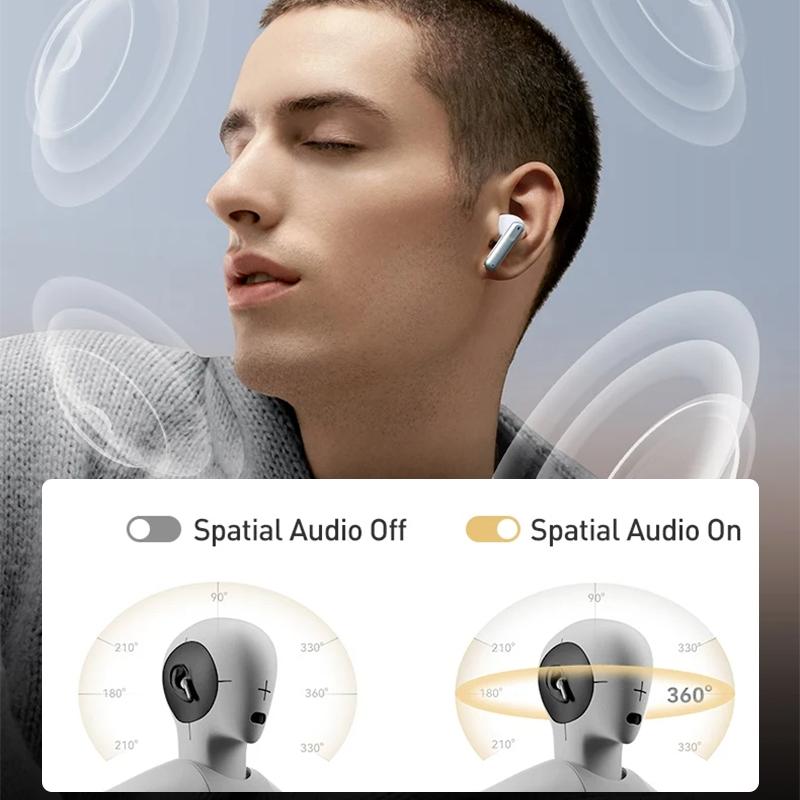 Wireless Anc Bluetooth Earbuds with Noise Reduction - T51s - White 11