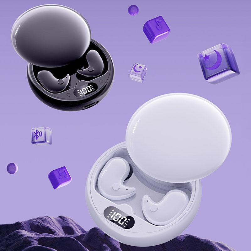Wireless Sleep Earphones - Bluetooth 5.3 - Tws - Mini - Side Sleeping - Running - Sports - White 3