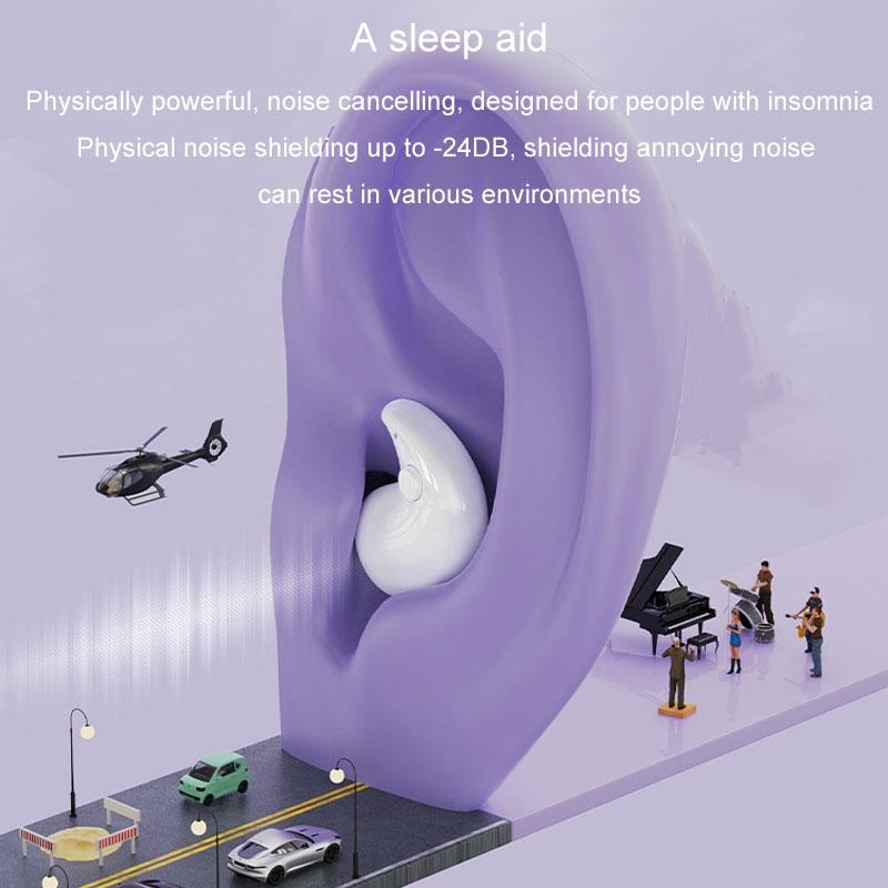 Wireless Sleep Earphones - Bluetooth 5.3 - Tws - Mini - Side Sleeping - Running - Sports - White 11