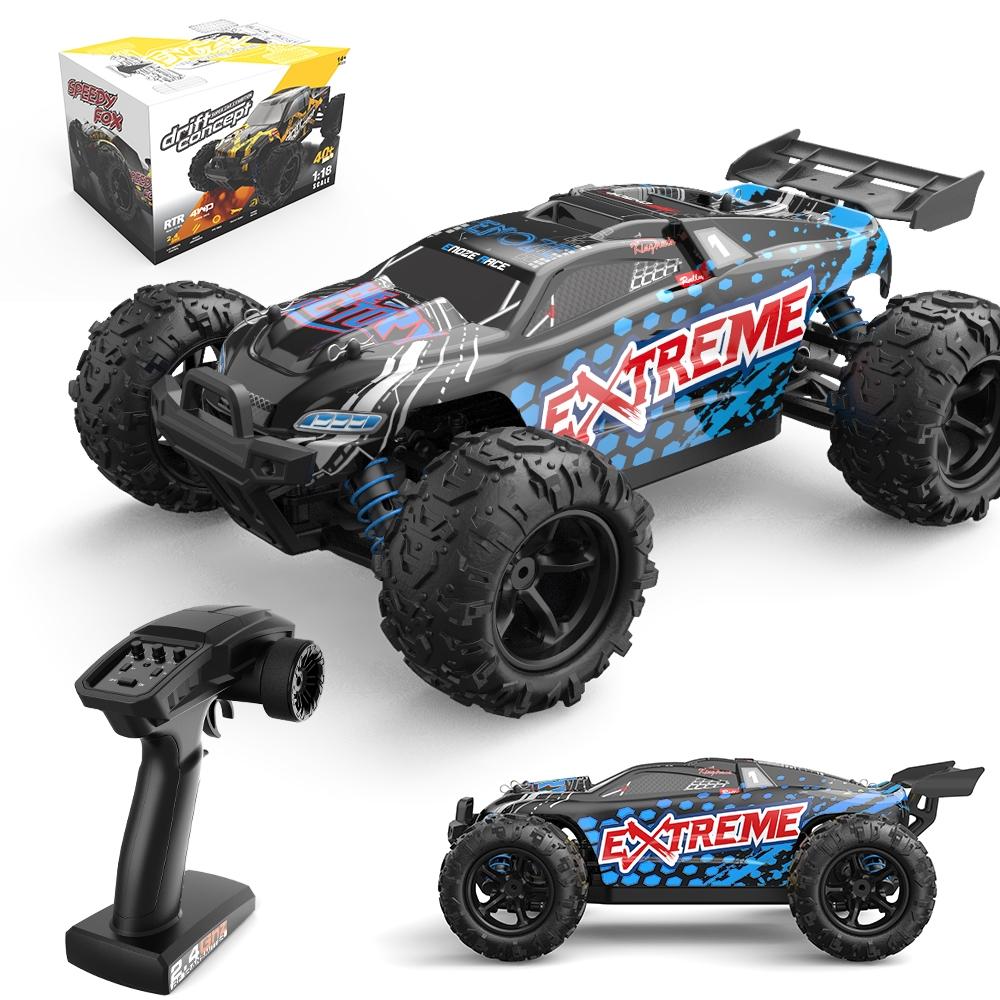 High Speed 4wd Rc Car - 1 18 Scale - Yellow 12