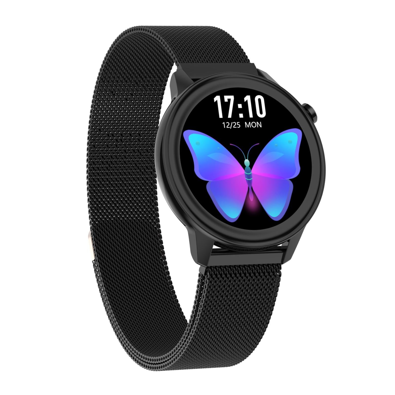 1.3 Inch Tft Colour Screen Ip68 Waterproof Women Smart Watch Support Body Temperature Monitor / Blood Pressure Monitor / Menstrual Cycle Reminder Black 3