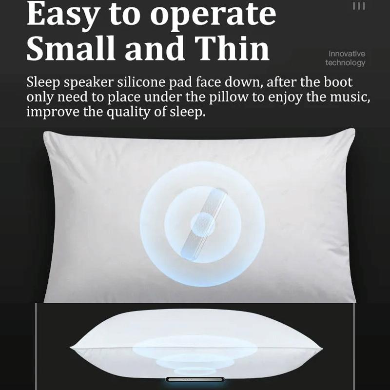 Portable Bone Conduction Sleep Speaker White Noise Aid - White 14