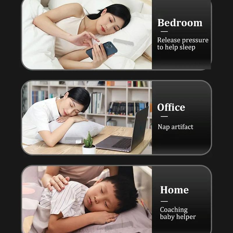 Portable Bone Conduction Sleep Speaker White Noise Aid - White 15