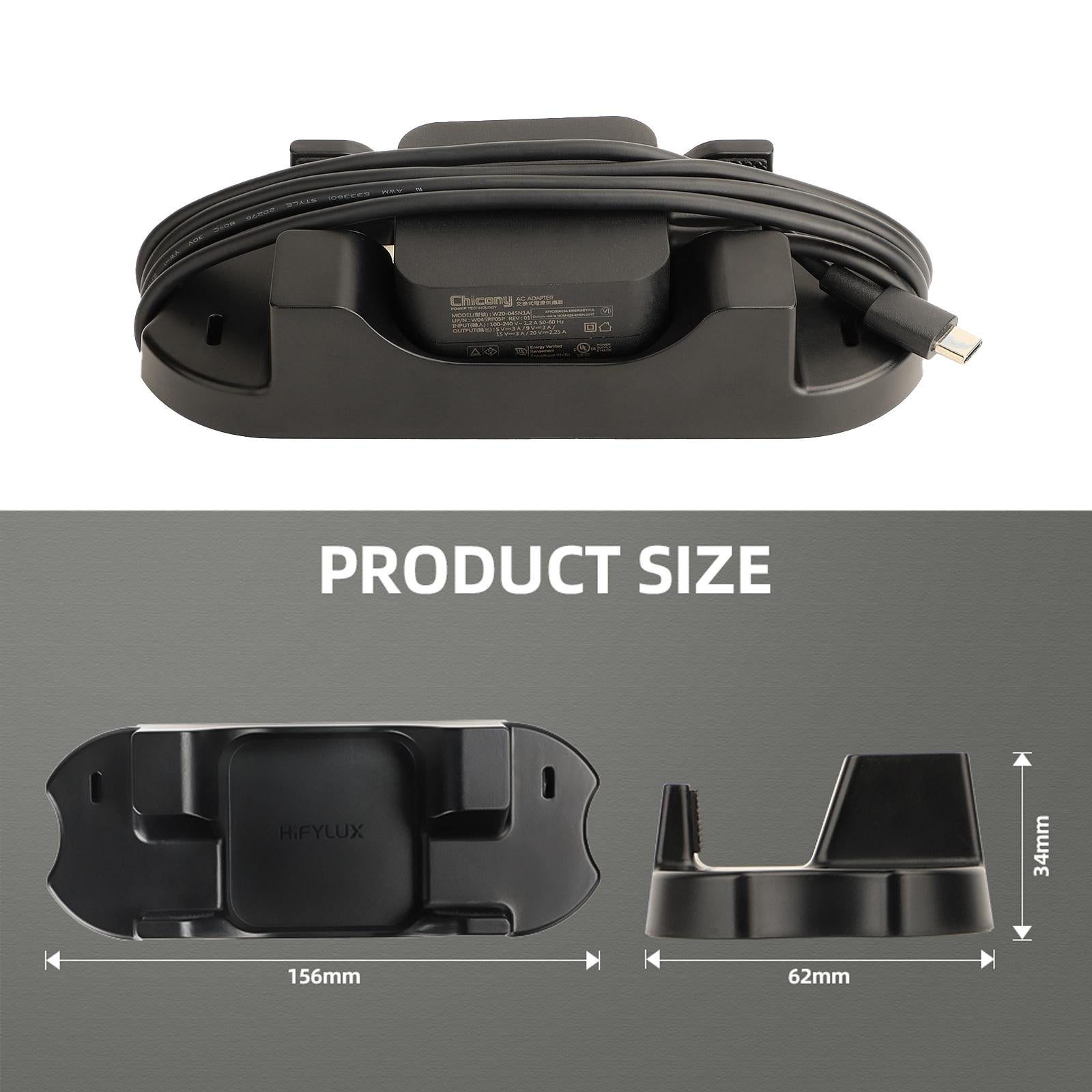 Steam Deck Console Base with Mobile Phone Bracket - Black 4