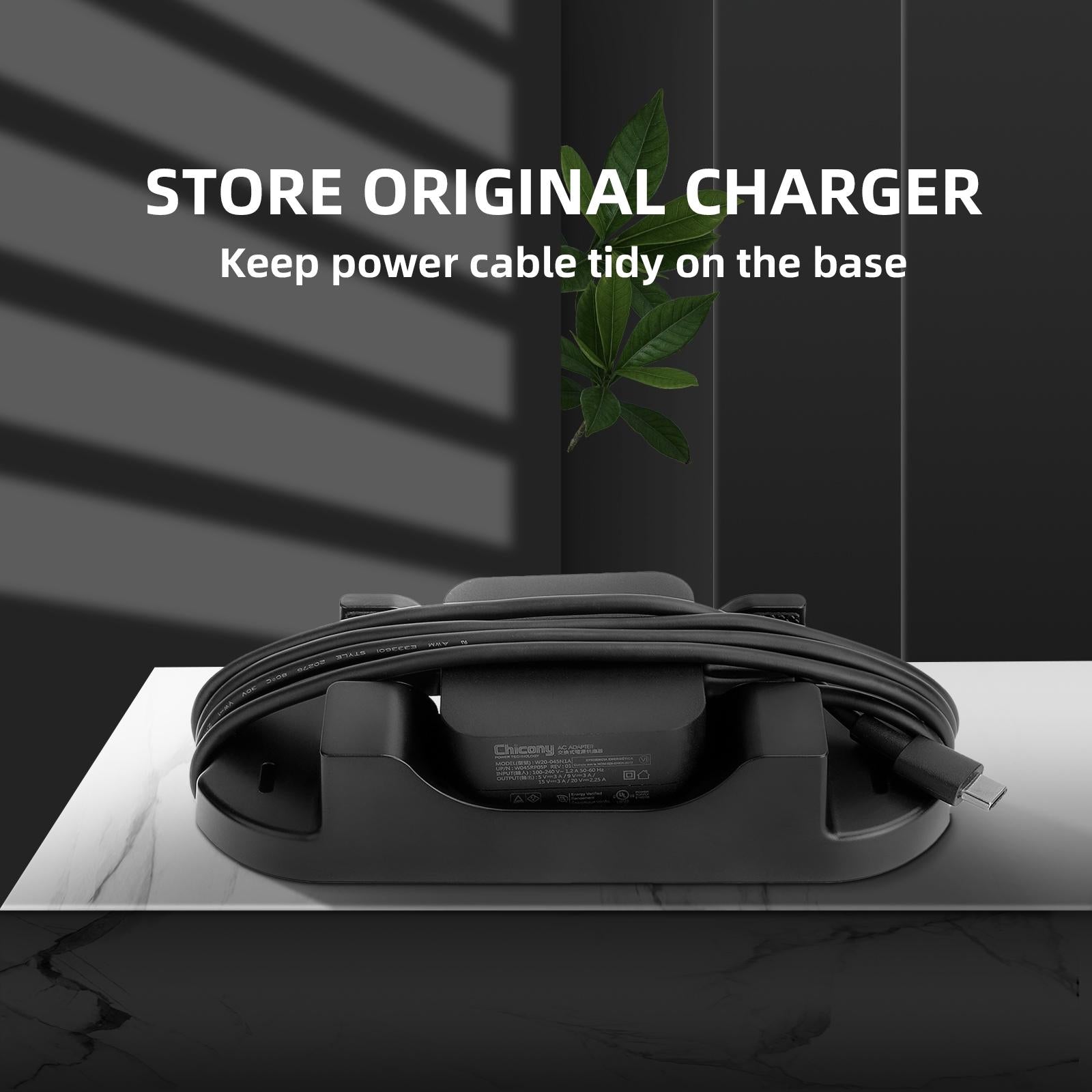 Steam Deck Console Base with Mobile Phone Bracket - Black 6