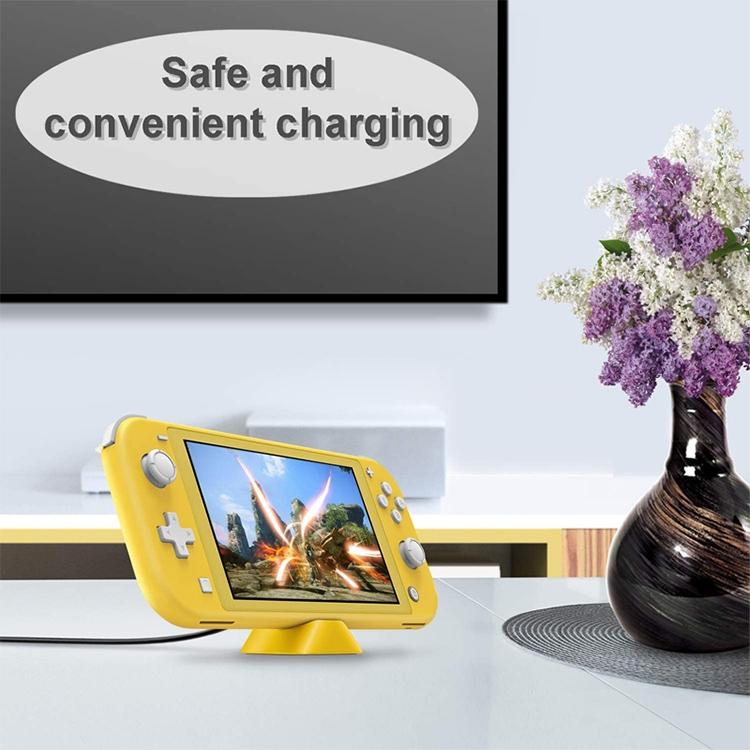 2-pack Portable Triangle Charger for Nintendo Switch / Lite - Yellow 9