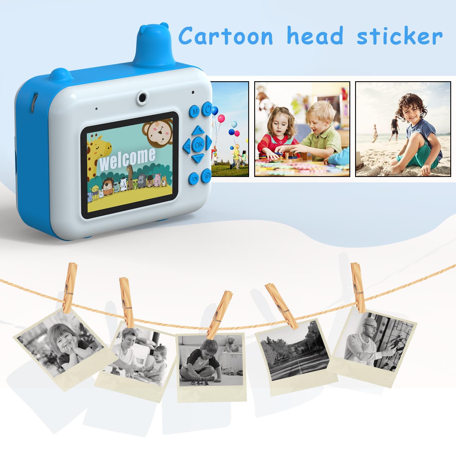 1080p Children's Camera with 2.36 Hd Led Display and Thermal Printing - Instant Capture - Yellow 5