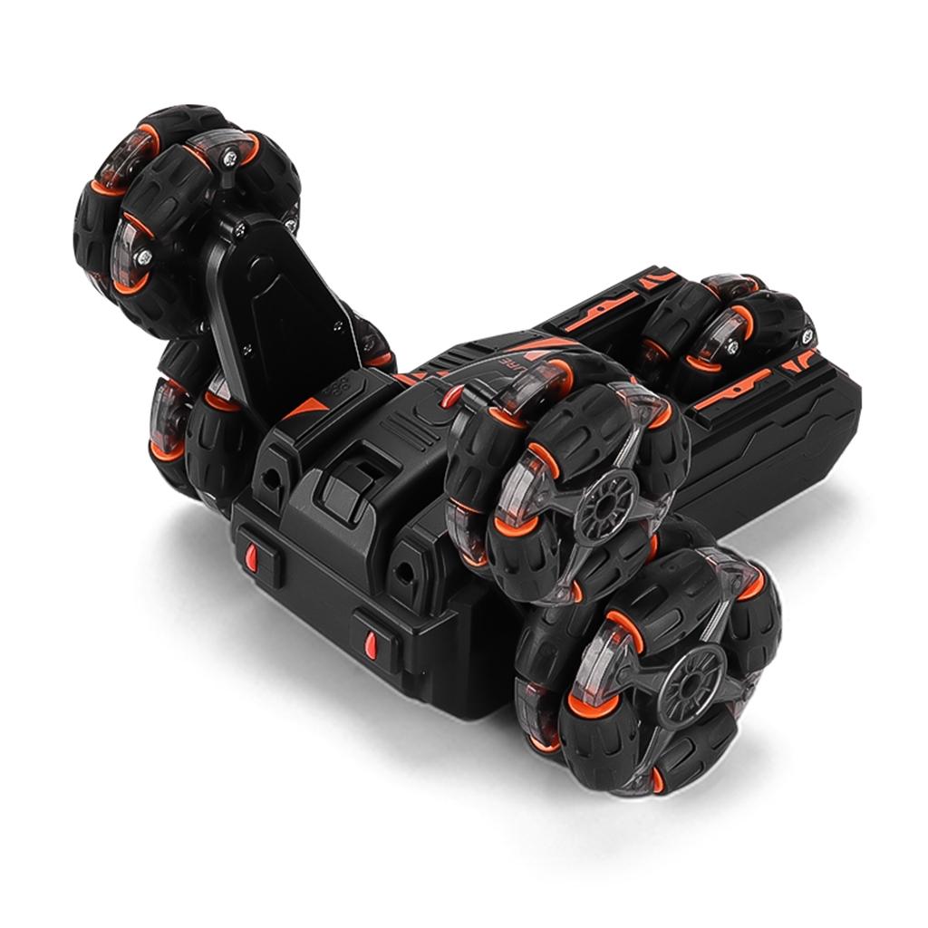 360-degree Swing Arm Rc Car with 5 Wheels - Multifunctional 2.4g - Black 3