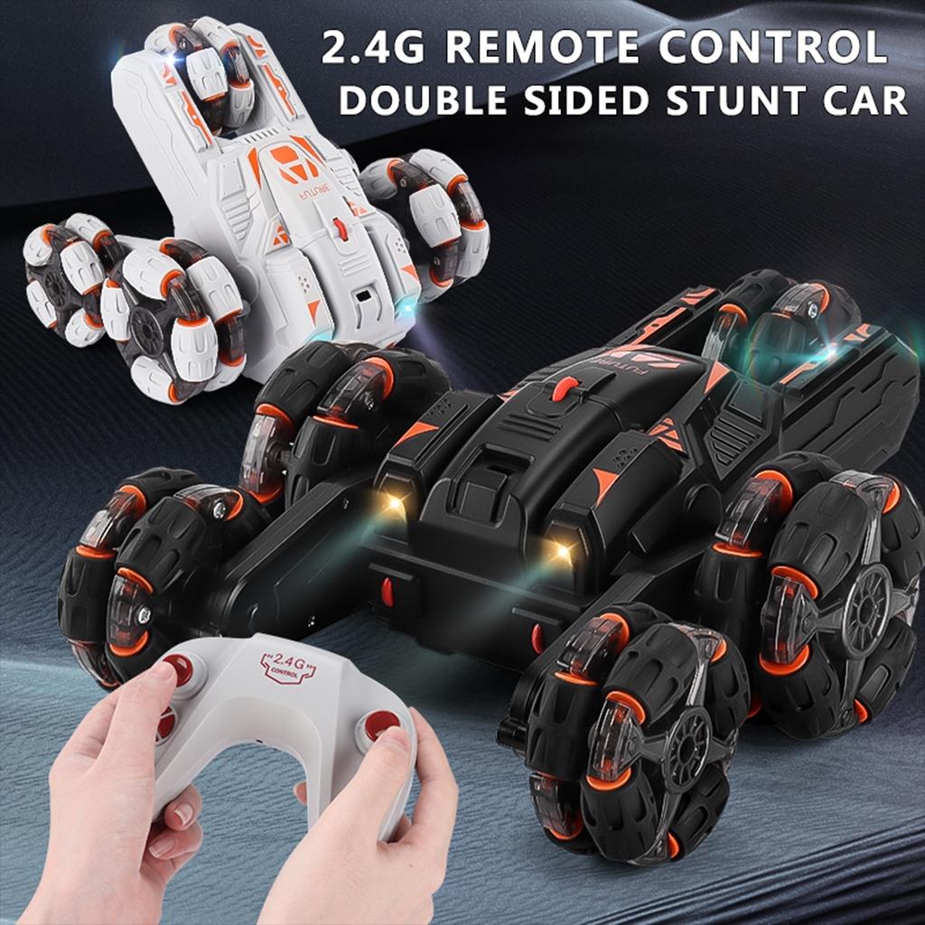 360-degree Swing Arm Rc Car with 5 Wheels - Multifunctional 2.4g - Black 9