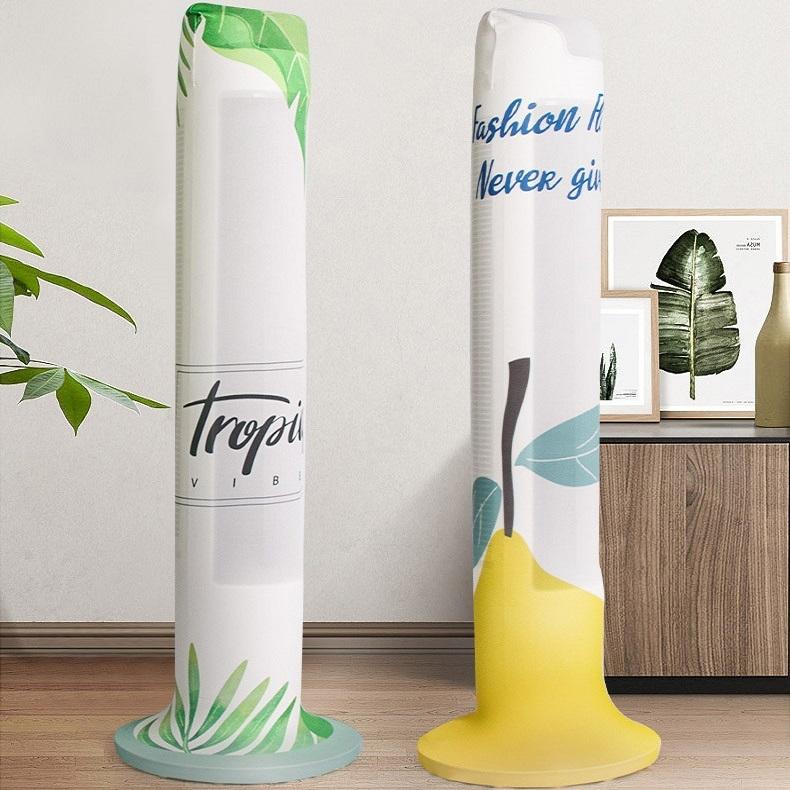 Universal Dust-proof Fan Cover - Size l Vertical - Green Leaf - L 3