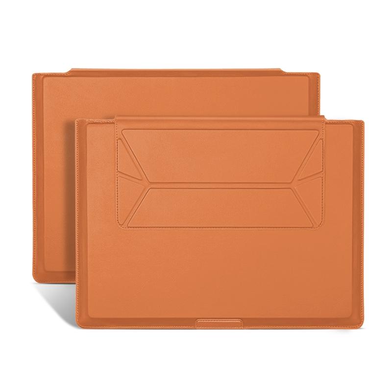 Universal Magnetic Laptop Holder Bag - Stitched Inner - Brown 8
