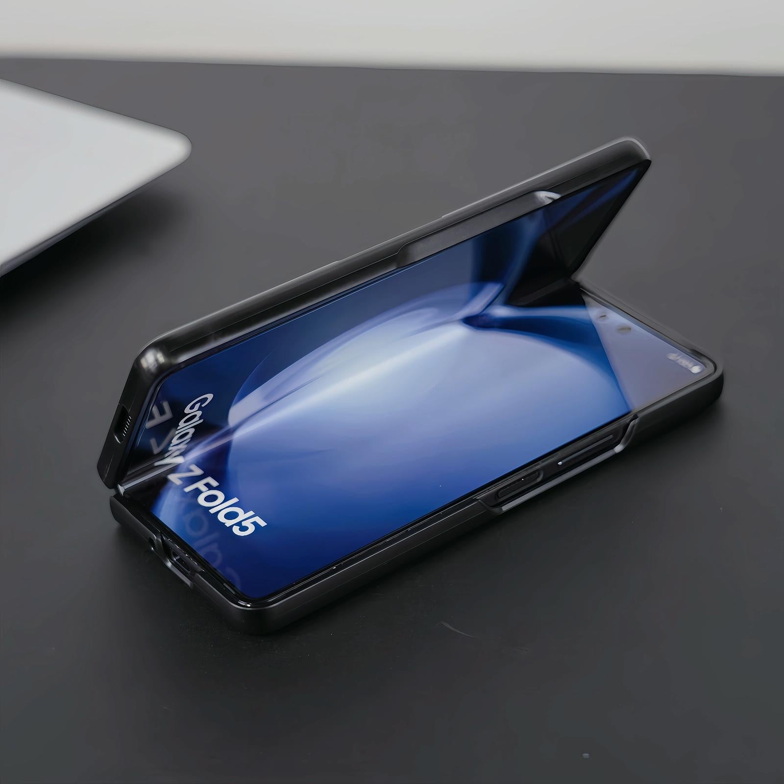 For Samsung Galaxy Z Fold4 5G Foldable Diamond Case - Compact And Stylish - Flash Black 5