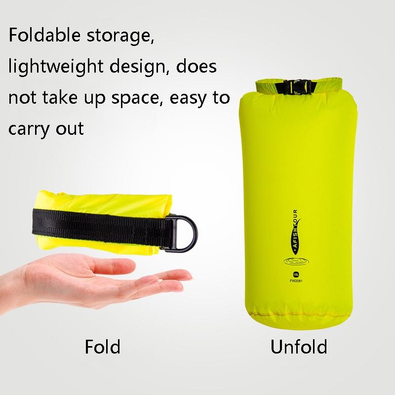 5L Multi Function Outdoor Storage Bag Waterproof Lightweight - Yellow 6