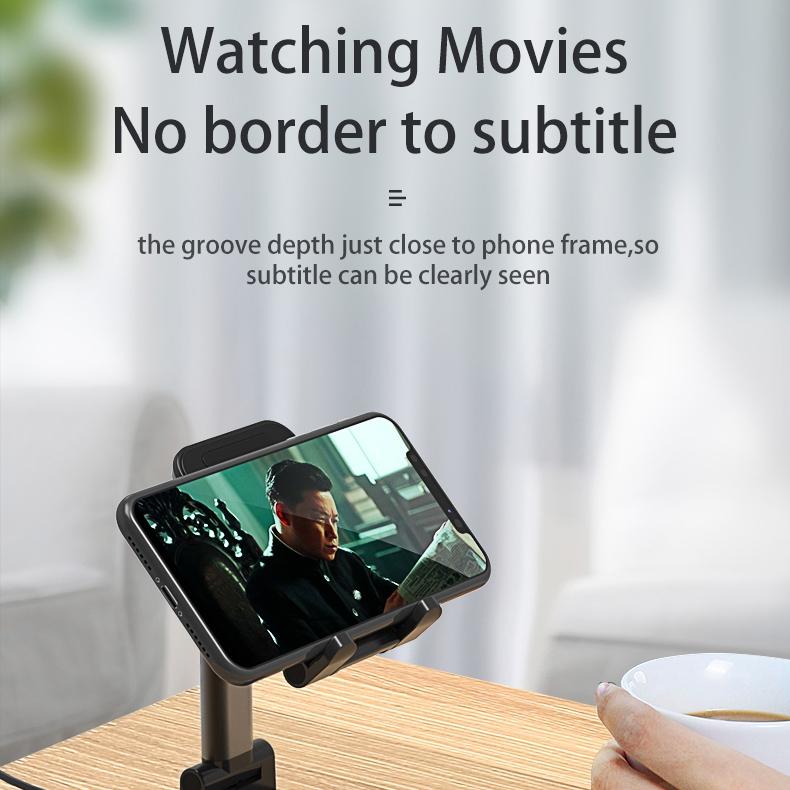 Portable 2 In 1 Wireless Charging Stand Single Charge - Black 4