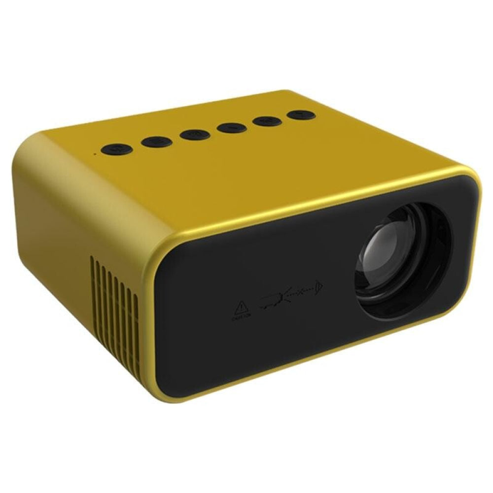 Portable Mini Home Theater Projector - 80 Lumens 1920X1080P Remote Control & Adaptor - White 3