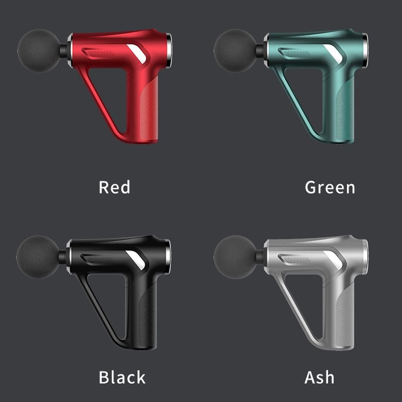 Electric Triangular Fascia Massage Gun - Silver Button Style 3