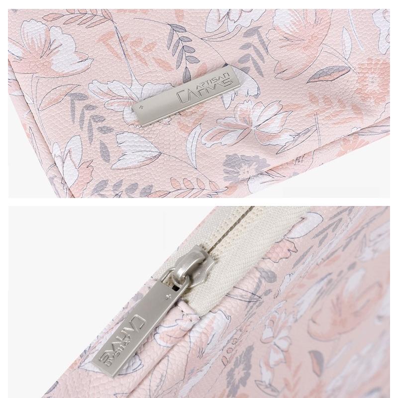 12 Inch Laptop Sleeve with Telescoping Handle - Light Pink 6