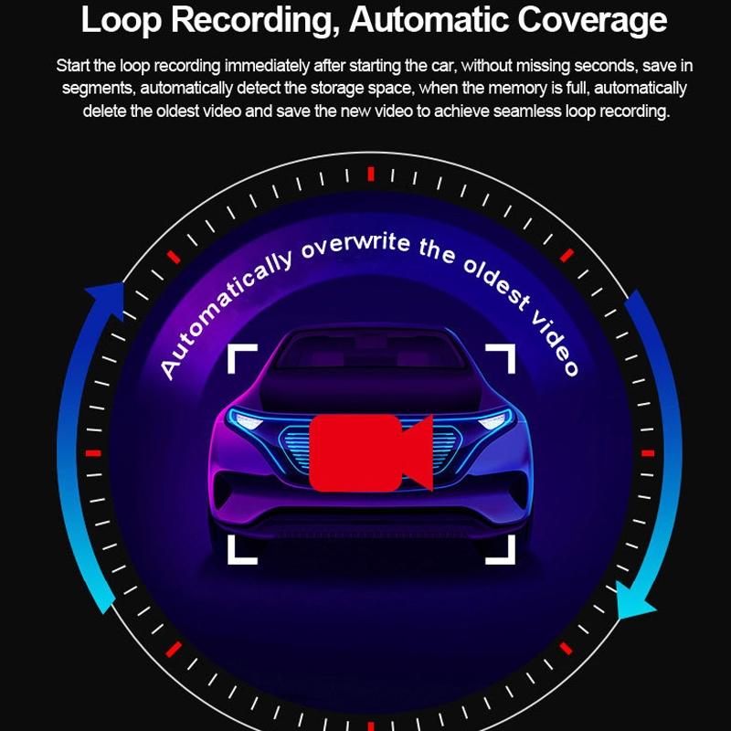 Hd Night Vision Dog Driving Recorder with Reversing Image - Single Record 9