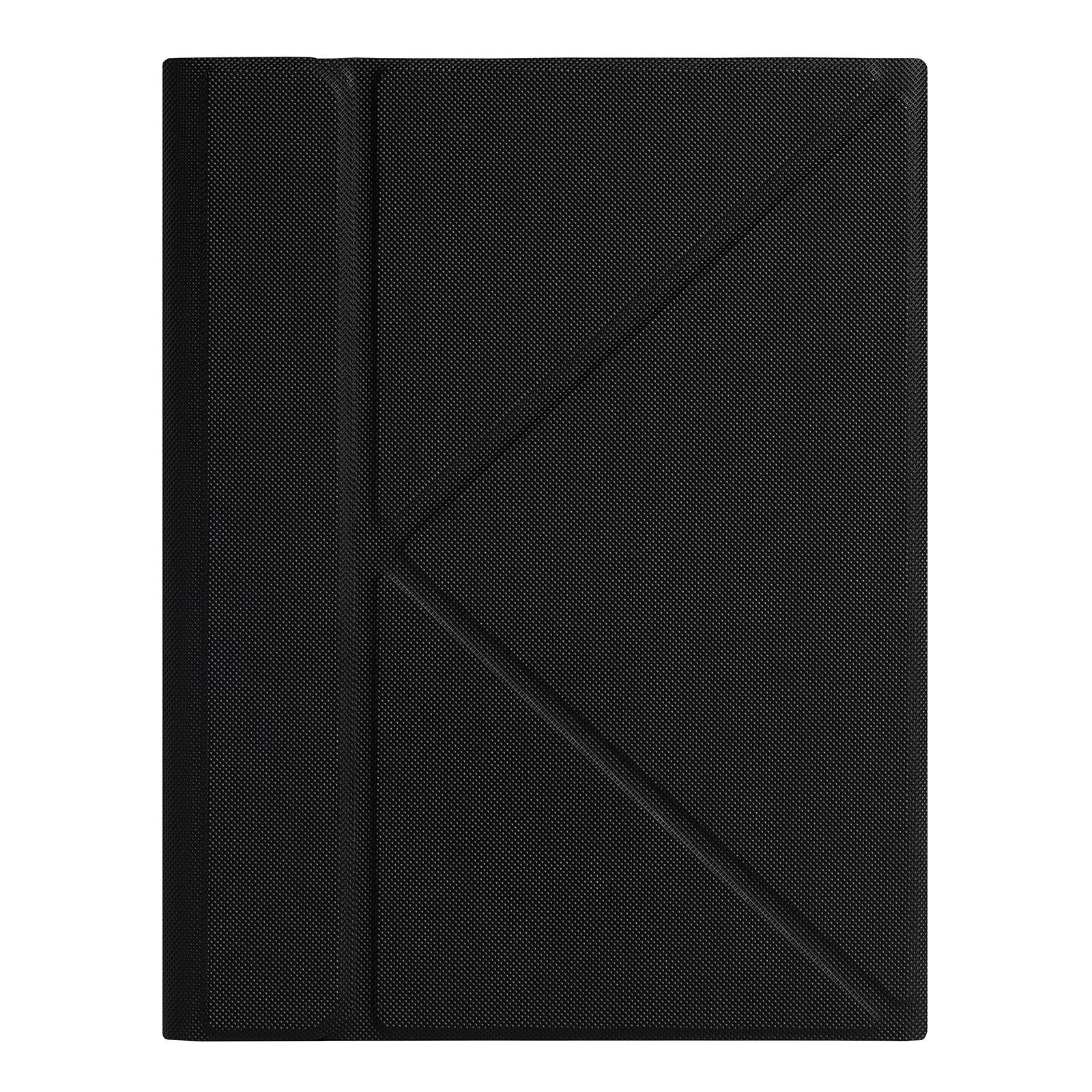 10.2 / 10.5 Inch Bluetooth Keyboard Tablet Case With Triangle Holder & Pen Slot - Black Diamond Pattern 3