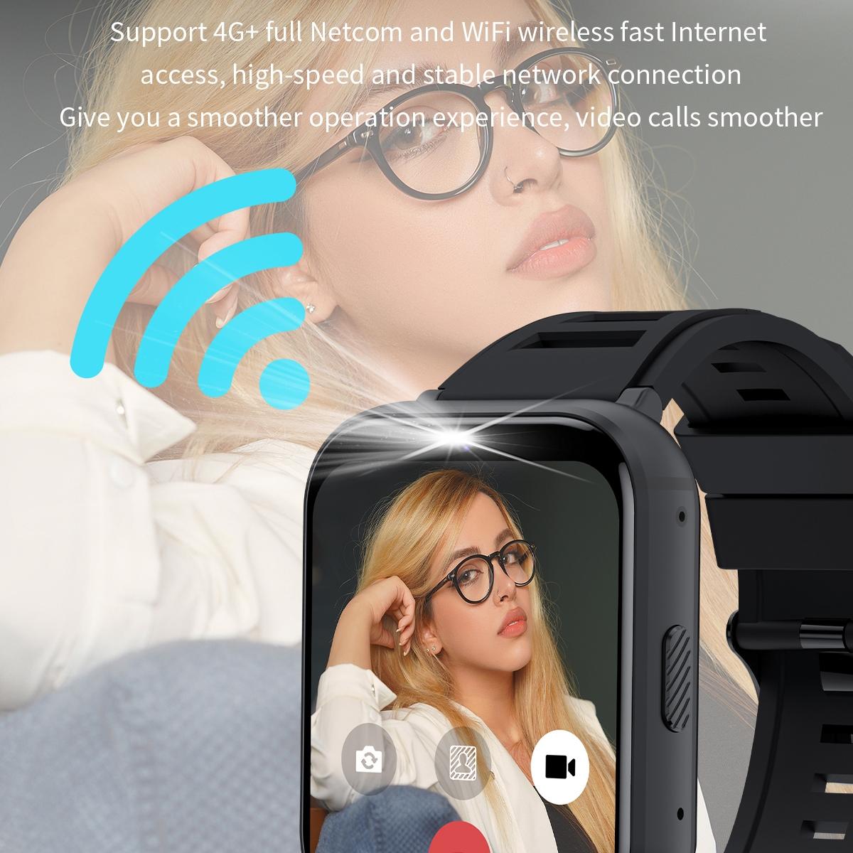4G Smart Watch With 1.99 Inch Screen Android 9.0 4Gb+64Gb - Black 10