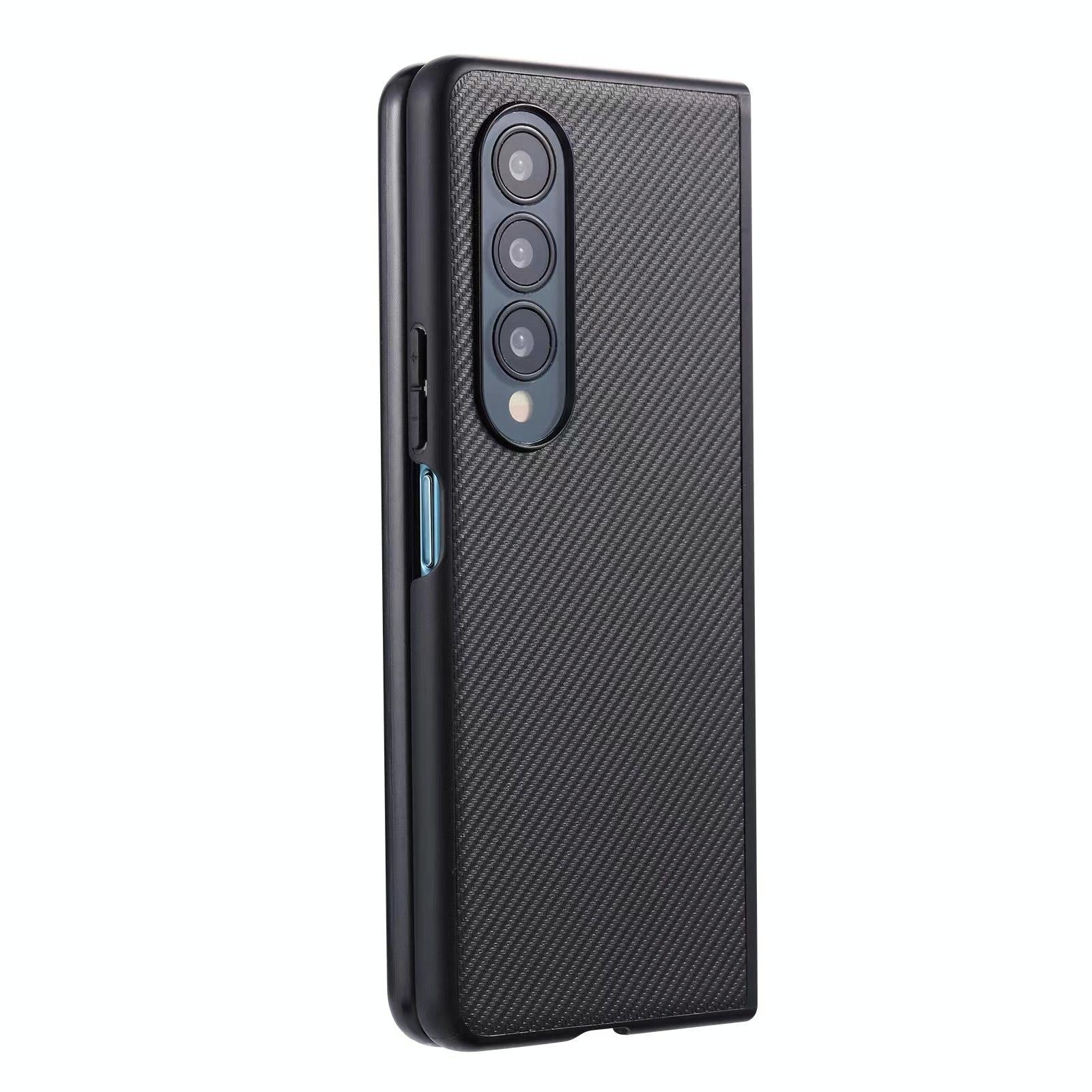 For Samsung Galaxy Z Fold4 5G Carbon Fiber Kevlar Case 4