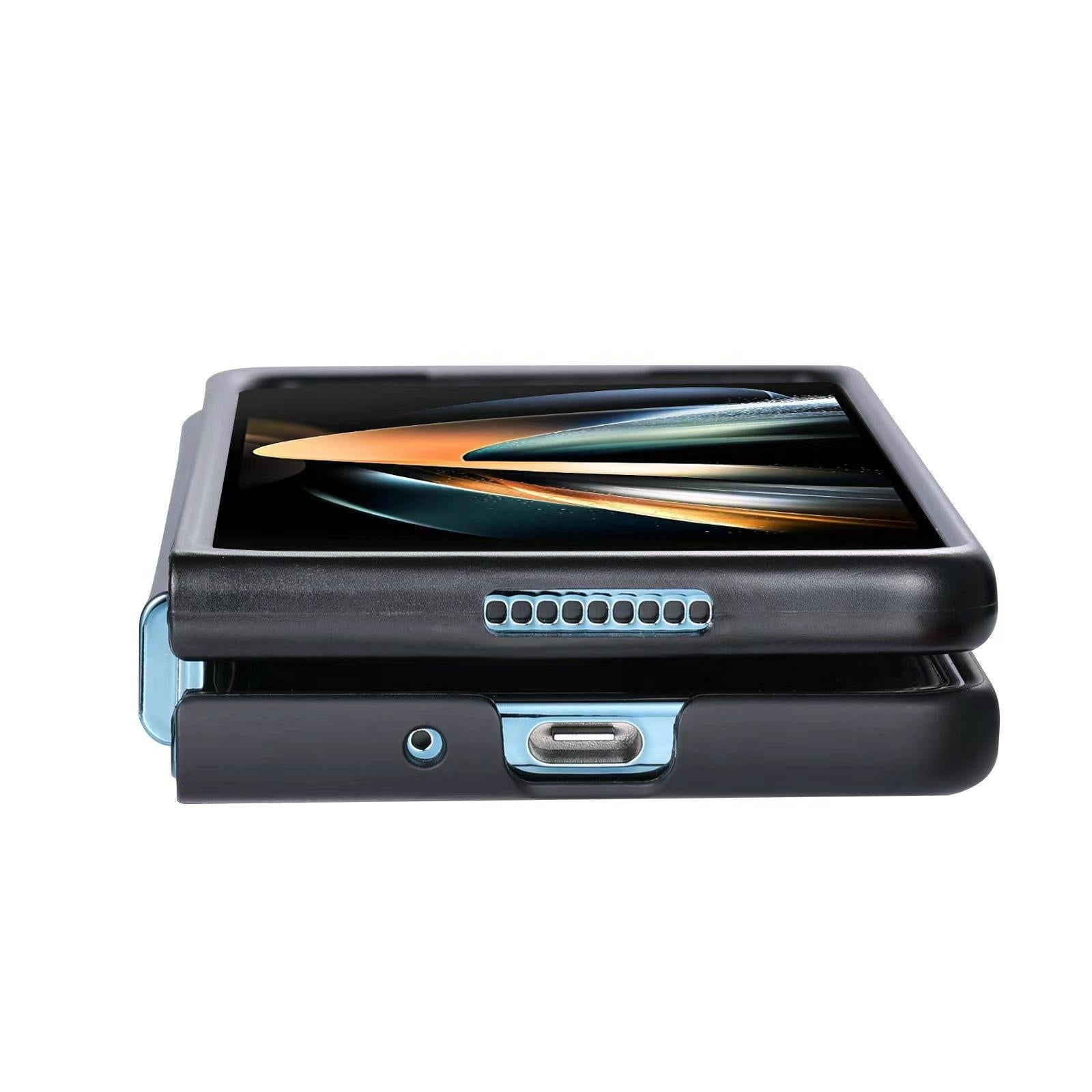 For Samsung Galaxy Z Fold4 5G Carbon Fiber Kevlar Case 5