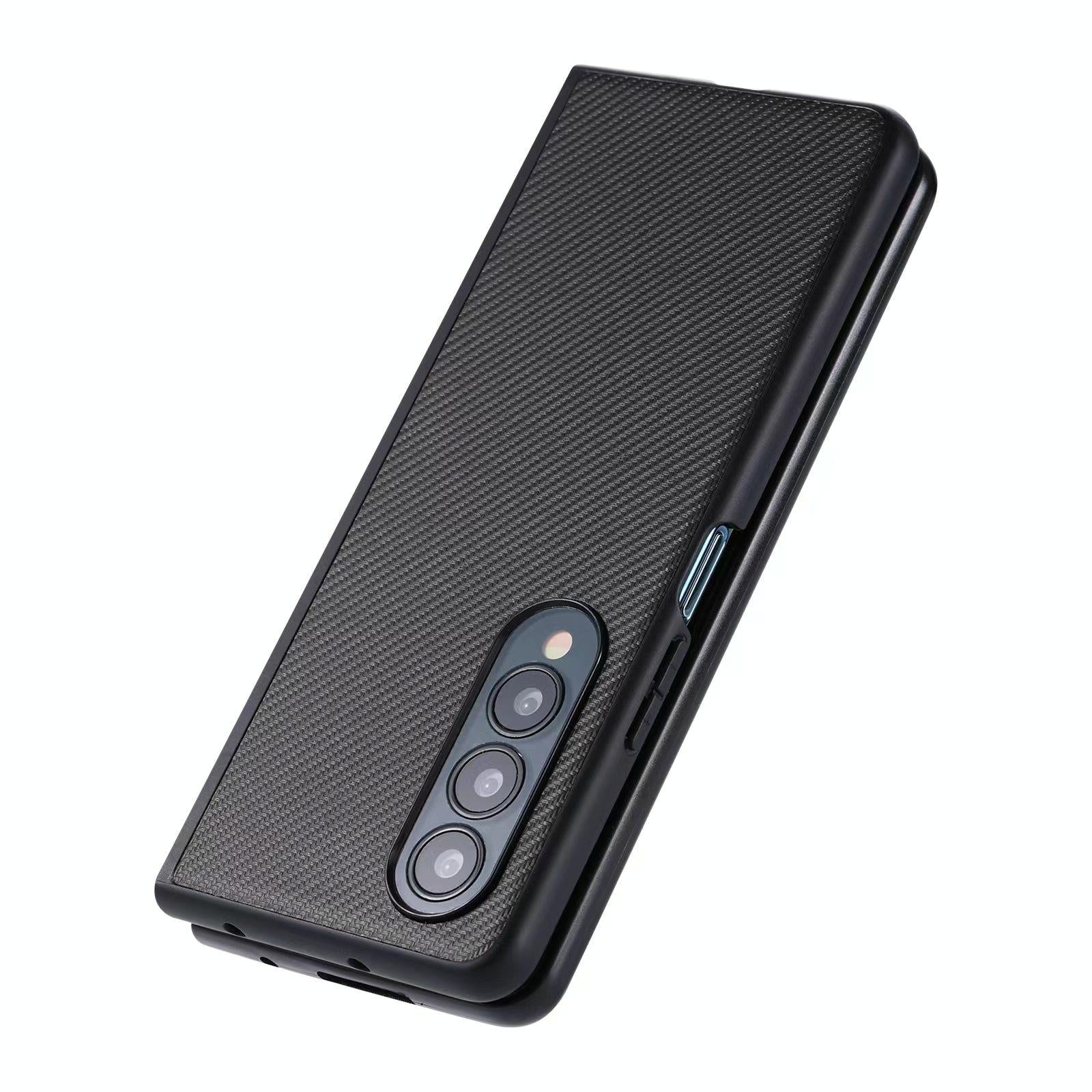 For Samsung Galaxy Z Fold4 5G Carbon Fiber Kevlar Case 6