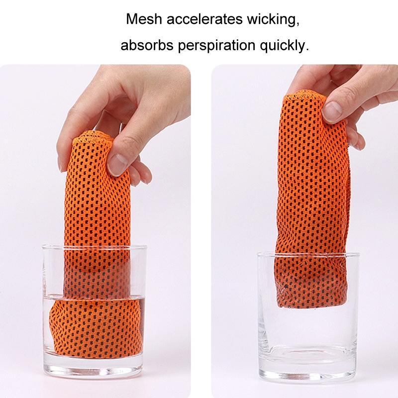 Portable Quick Dry Sports Towel Set with Silicone Sleeve and Storage Bag - 30x80cm - Green - 30X90Cm 7