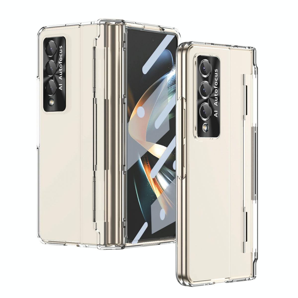 For Samsung Galaxy Z Fold4 5G Full Coverage Hinge Phone Case - Black 13
