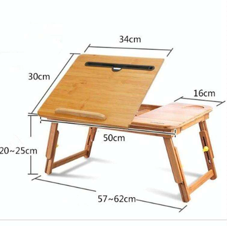 Foldable Laptop Table with Card Slot - Simple and Lazy Design 8