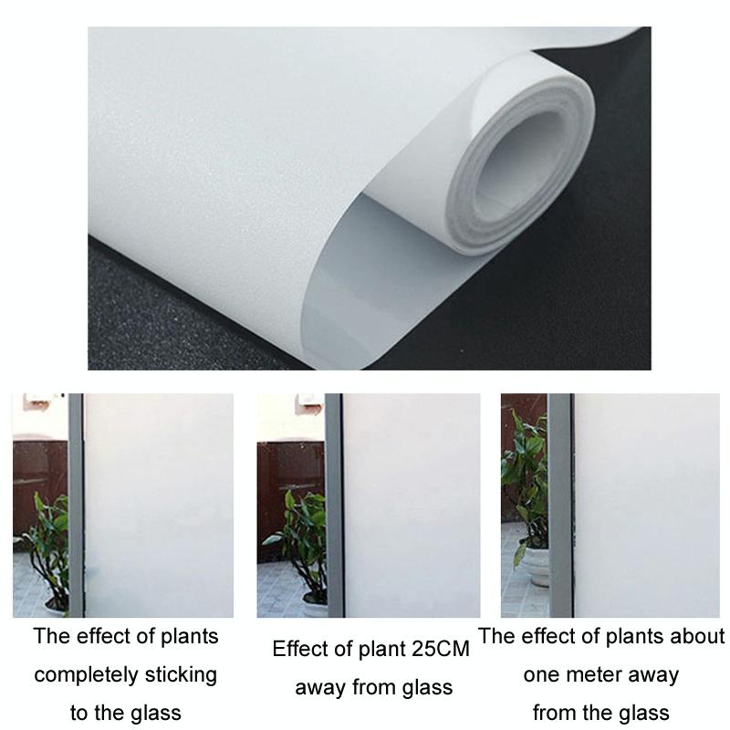 30cm Wide Electrostatic Frosted Window Film for Thermal Insulation - Glue-Free Pure Matte - 40Cm Wide/Meter 5