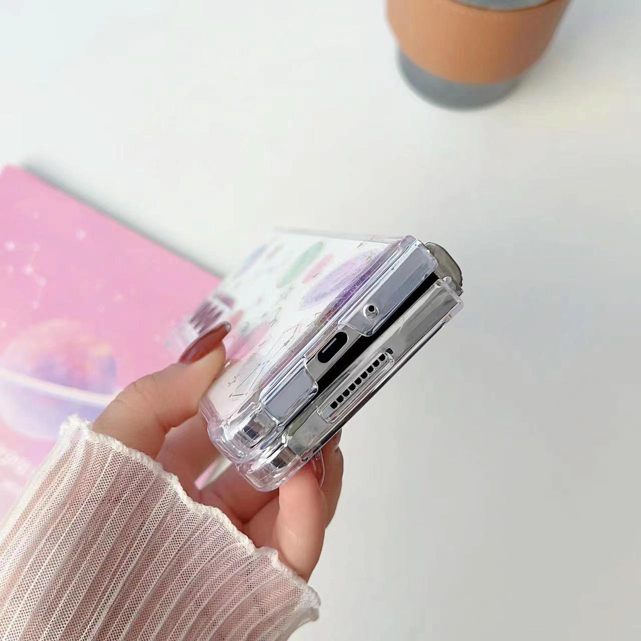 For Samsung Galaxy Z Fold4 5G Sparkling Tpu Case - Glitter Epoxy 7