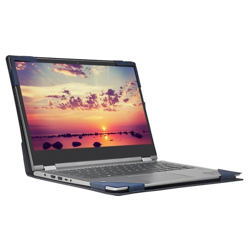 Yoga 520-14 Laptop Leather Case - Protective - Blue 4
