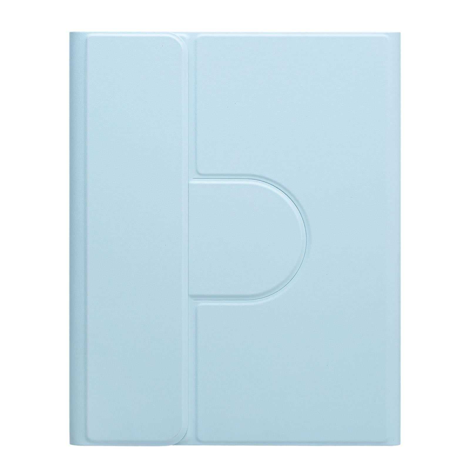 360 Degree Rotatable Bluetooth Keyboard Leather Case - Square Button - Mint Green - For Ipad Air 2022 / Ipad Pro 11 2021 10