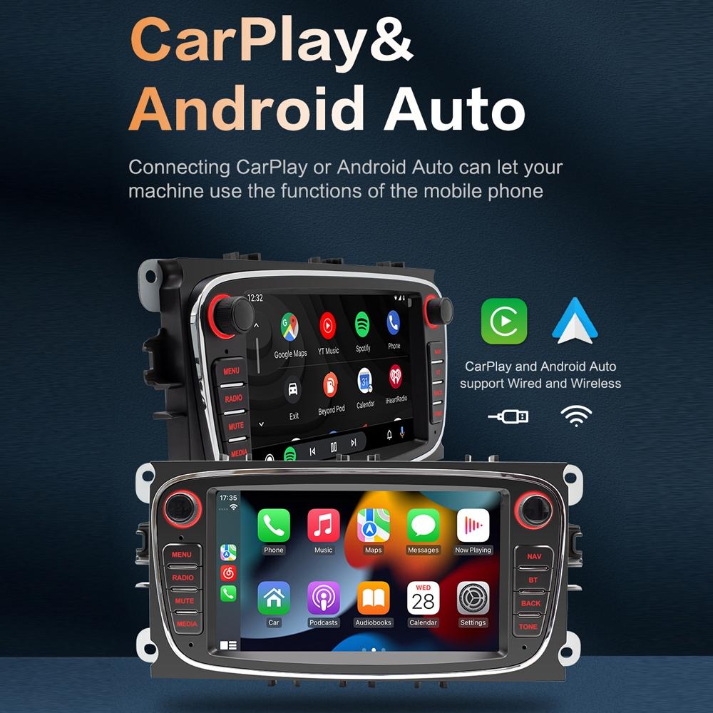 7 Inch Android Navigation Radio For Ford Focus - Bluetooth Rds 1 + 32G - Black 2 + 32G 8