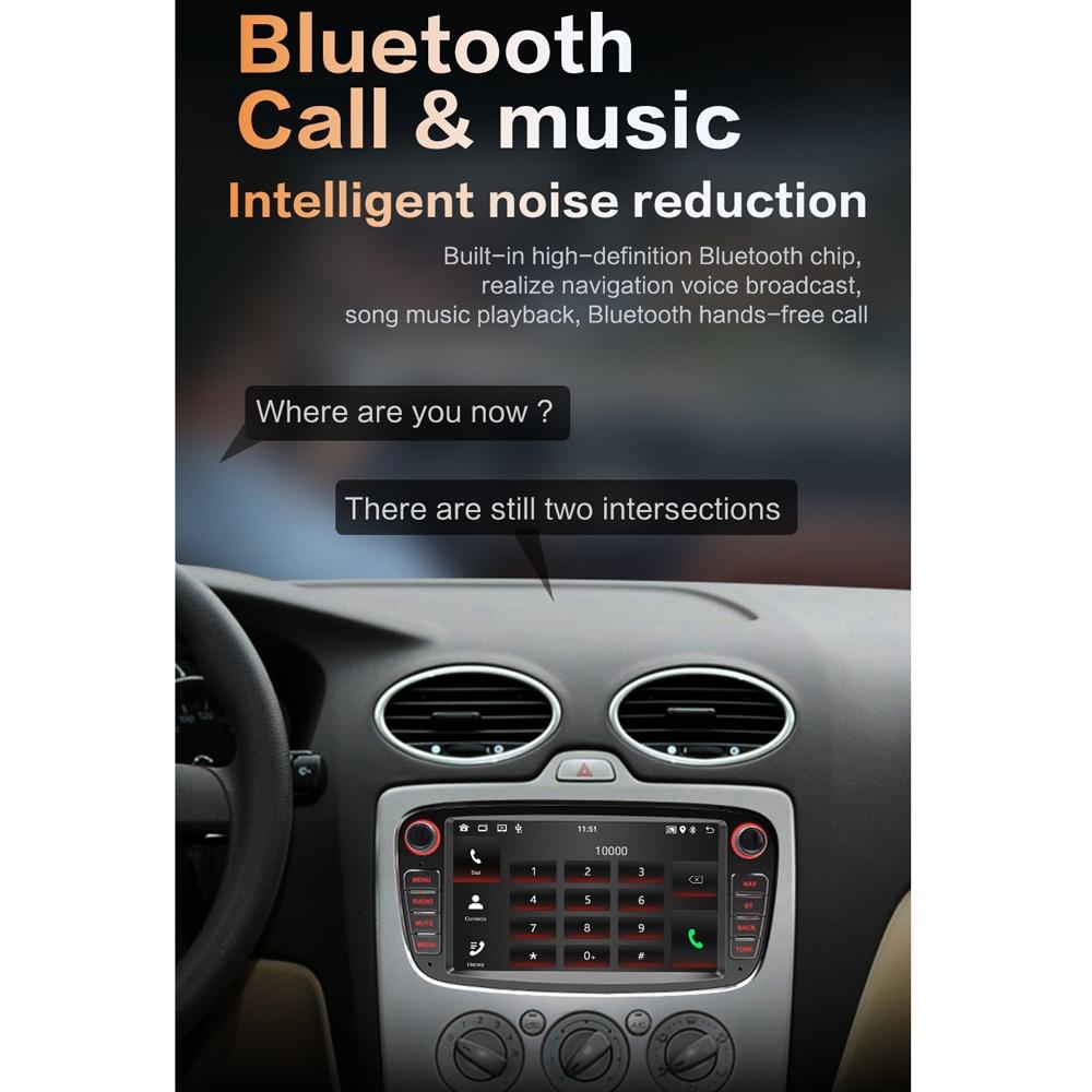 7 Inch Android Navigation Radio For Ford Focus - Bluetooth Rds 1 + 32G - Black 2 + 32G 11