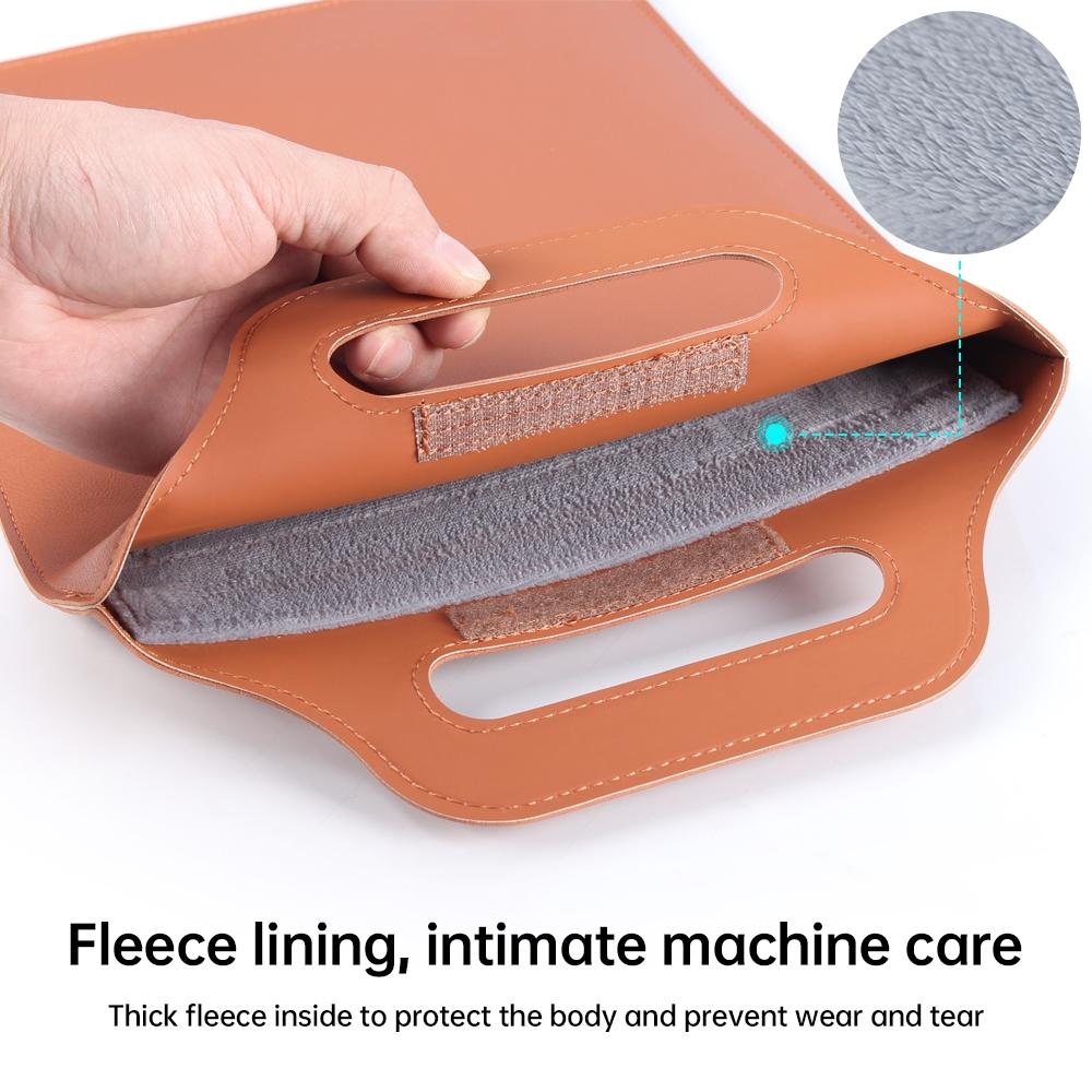 Versatile Laptop Bag with Mouse Pad Stand - Brown 6