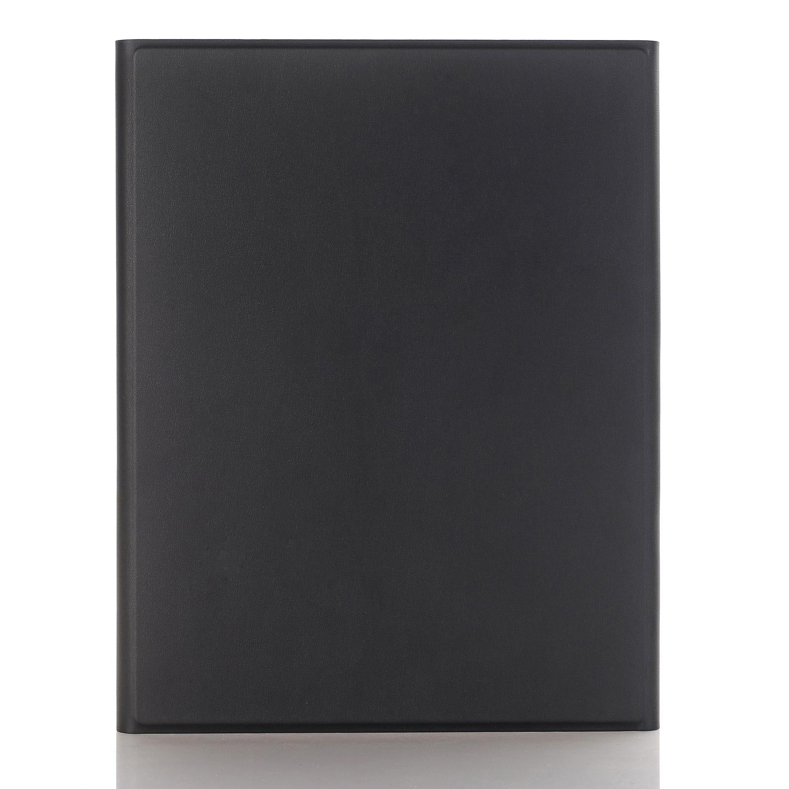 Bluetooth Keyboard Leather Case For Ipad Pro 10.5 With Touch Control - Lambskin Texture Compatible With 10.2 2021 & 2020 & 2019 / Air 3 - Black 8