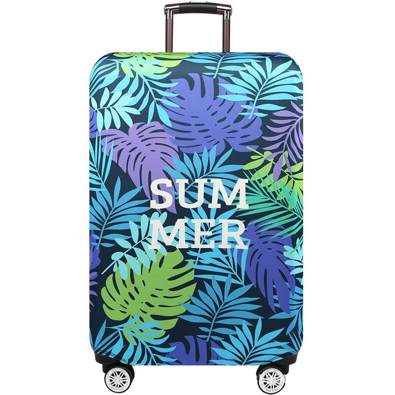 Stretchy Luggage Dust Cover - Durable & Protective - Size l - Tropical Pineapple - M 12