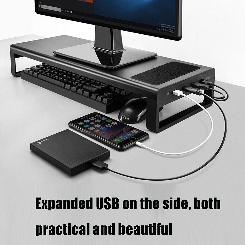 Vaydeer Laptop Screen Stand - Multifunctional Usb Wireless Display Rack 8