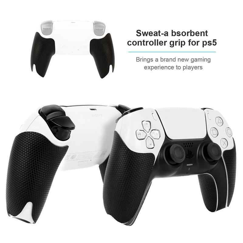 Anti-slip Protective Sticker for Sony Ps5 Game Handle - Black 5
