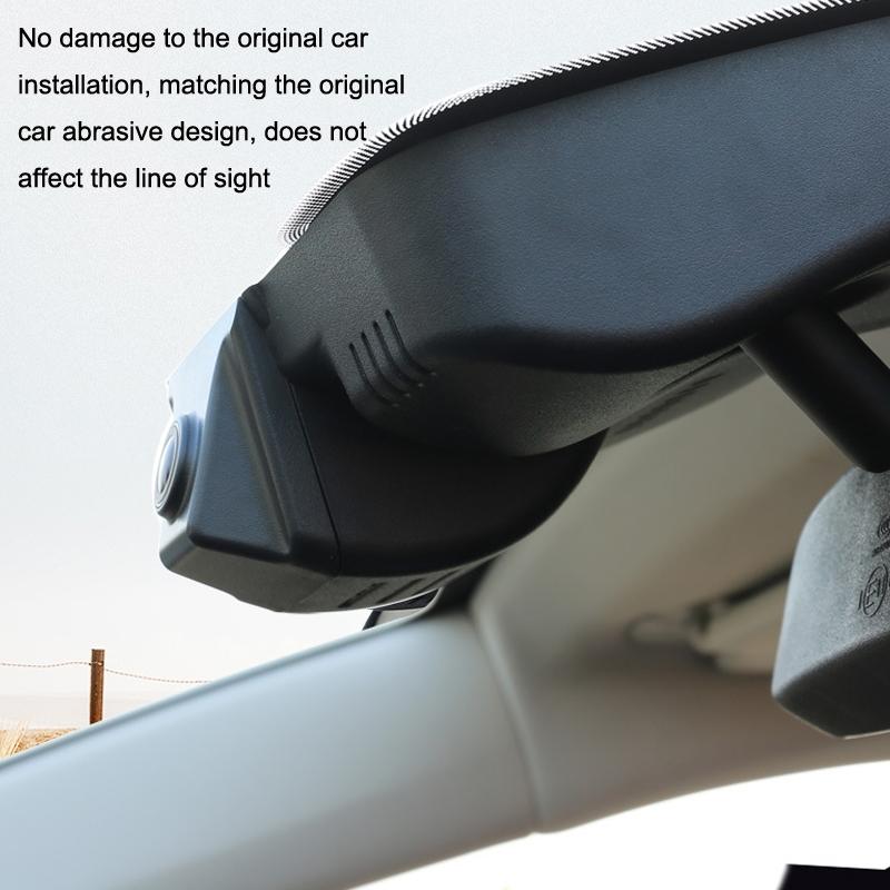 1080p Dual Recording Hidden Driving Recorder with Wifi and Screen - Black 7