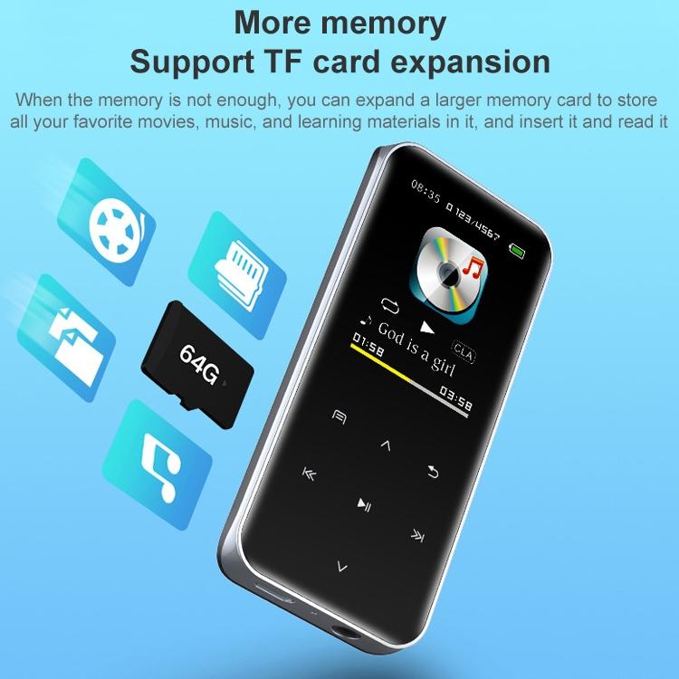 8Gb Bluetooth Mp3 Player With Touch Screen & Recorder