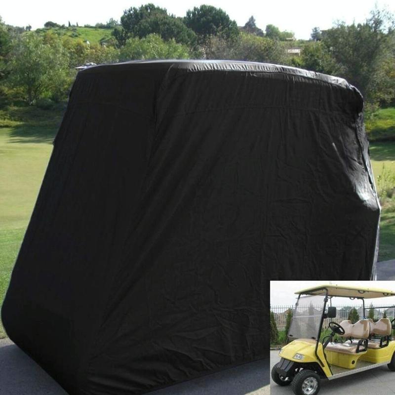 Waterproof Golf Cart Cover - 275 x 122 x 168 Cm - Black 8